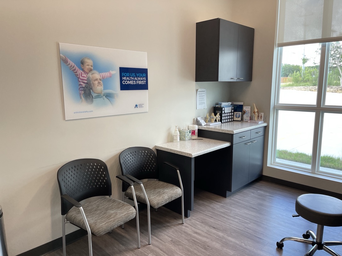 A private consultation and exam room at ARV Centers